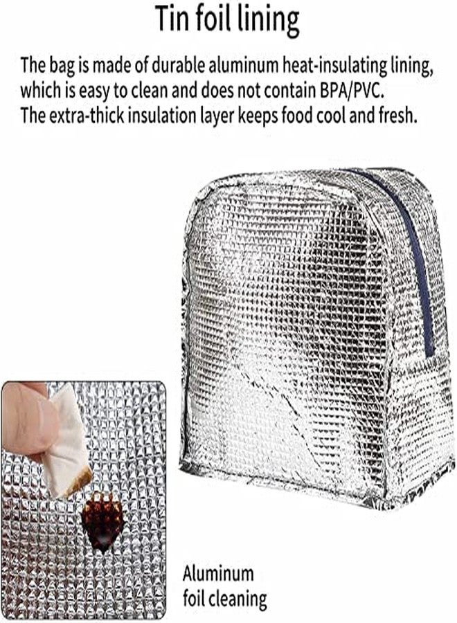 Handcuffs Lunch Bag for Women & Men, Insulated Lunch Bag, Tiffin Lunch Bag for Office/College/School, Lightweight, Durable Handles, Multiple Pockets - Image 3