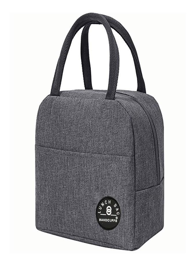 Handcuffs Lunch Bag for Women & Men, Insulated Lunch Bag, Tiffin Lunch Bag for Office/College/School, Lightweight, Durable Handles, Multiple Pockets - Image 1