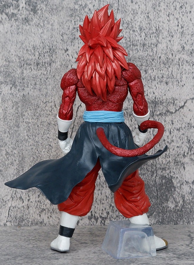 Dragon Ball Super Saiyan Vegito Action Figure Decorative Resin Sculpture Home Decor Statue, Art Figurine Home Ornament Decoration for Office, Living Room, Bedroom, Book Shelf, TV Cabinet, Desktop