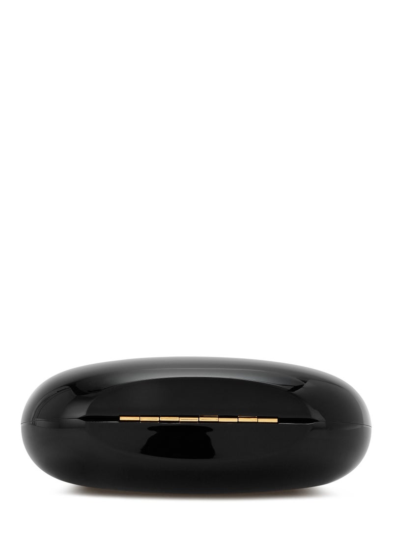 London Rag Acrylic Metallic Mini Clutch Bag in Black  - Image 4