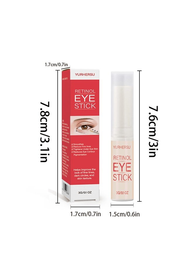 YURHERSU قطعة واحدة من كريم العين والرقبة المضاد للشيخوخة مع علاج الريتينويد لشد البشرة وتقليل التجاعيد والخطوط الدقيقة وعلامات الشيخوخة والعناية اليومية اللطيفة بالبشرة - Image 2