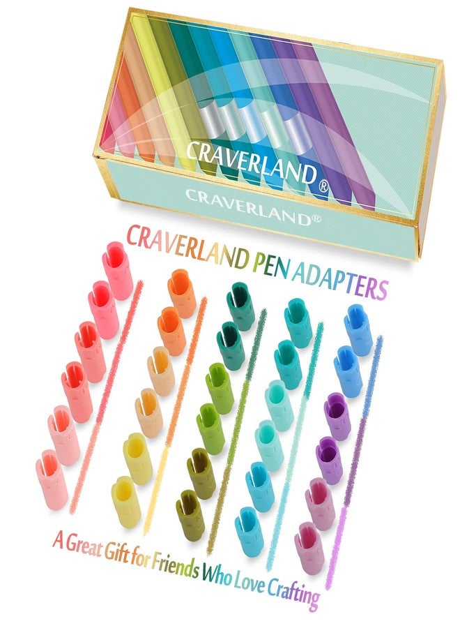 CRAVERLAND Pens Adapters Compatible with Maker 4 3/Maker/Explore 4 3/Air 2/Air/Venture,15x2 Pen Holders Work with More Than 40 Pens - Image 2