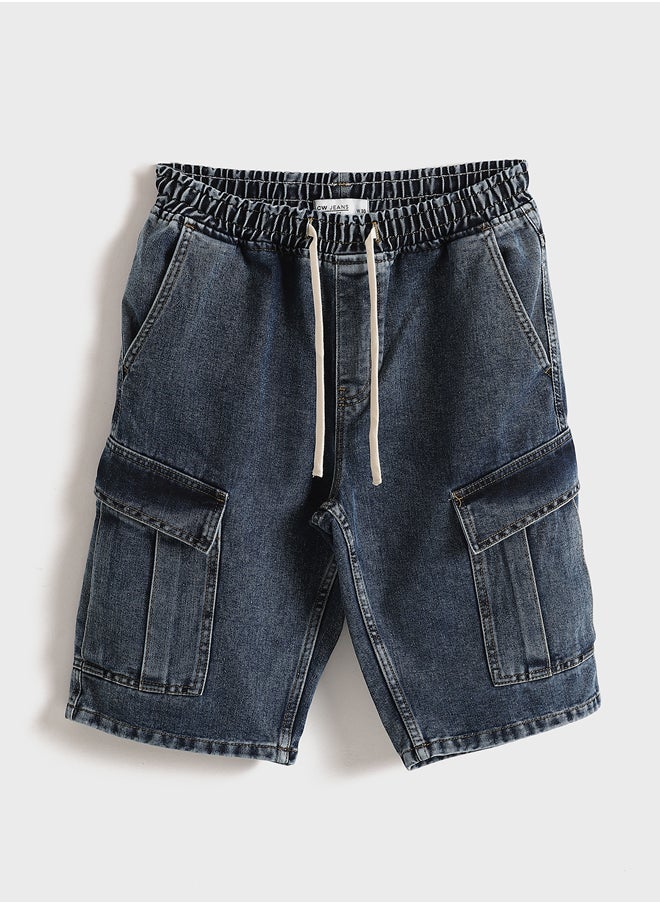 LC WAIKIKI Relaxed Fit Men's Denim Shorts  - Image 1
