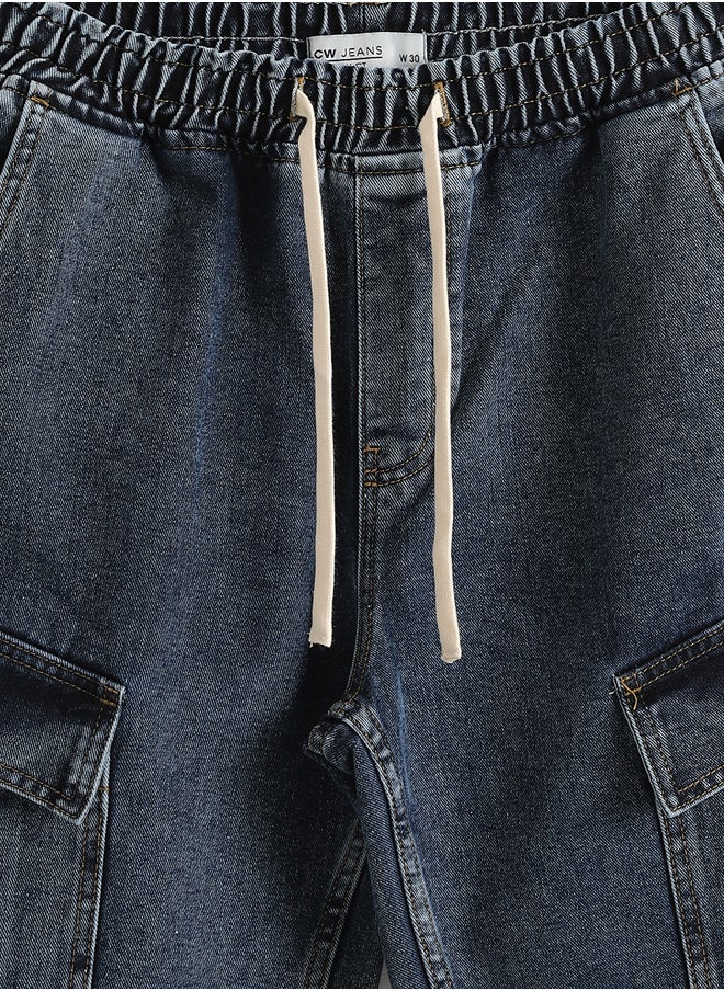 LC WAIKIKI Relaxed Fit Men's Denim Shorts  - Image 3