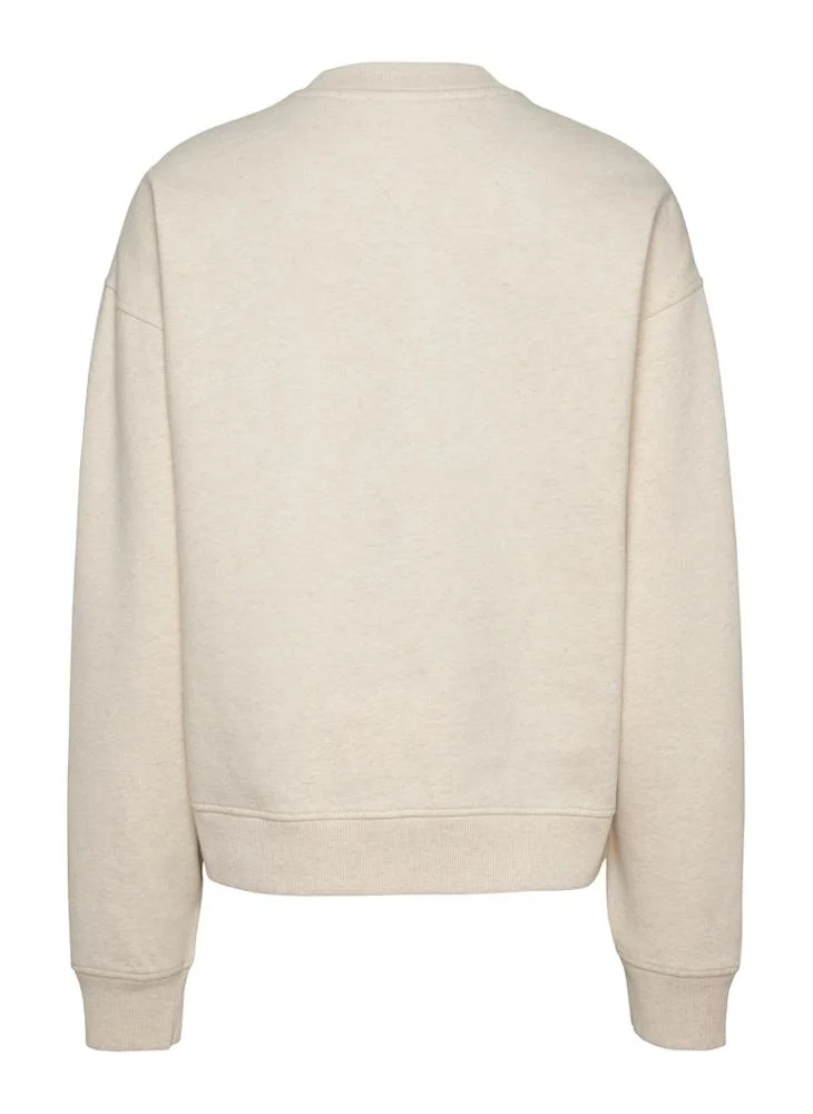 تومي جينز Crew Neck Logo Sweatshirt