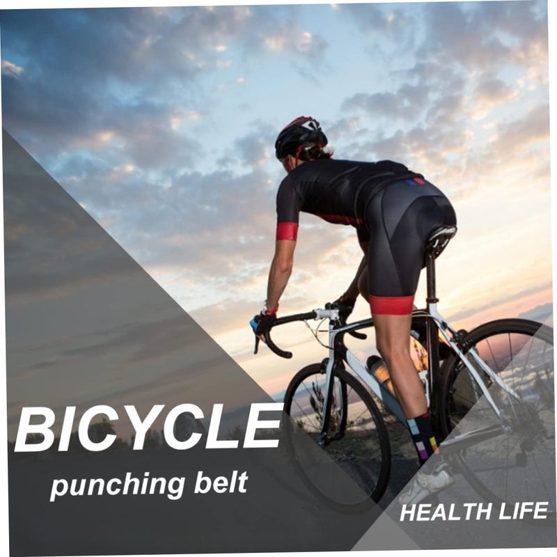 Red Bike Handlebar Tape Shock Absorbent Non Slip Grip for Cycling Road Bikes - Image 4