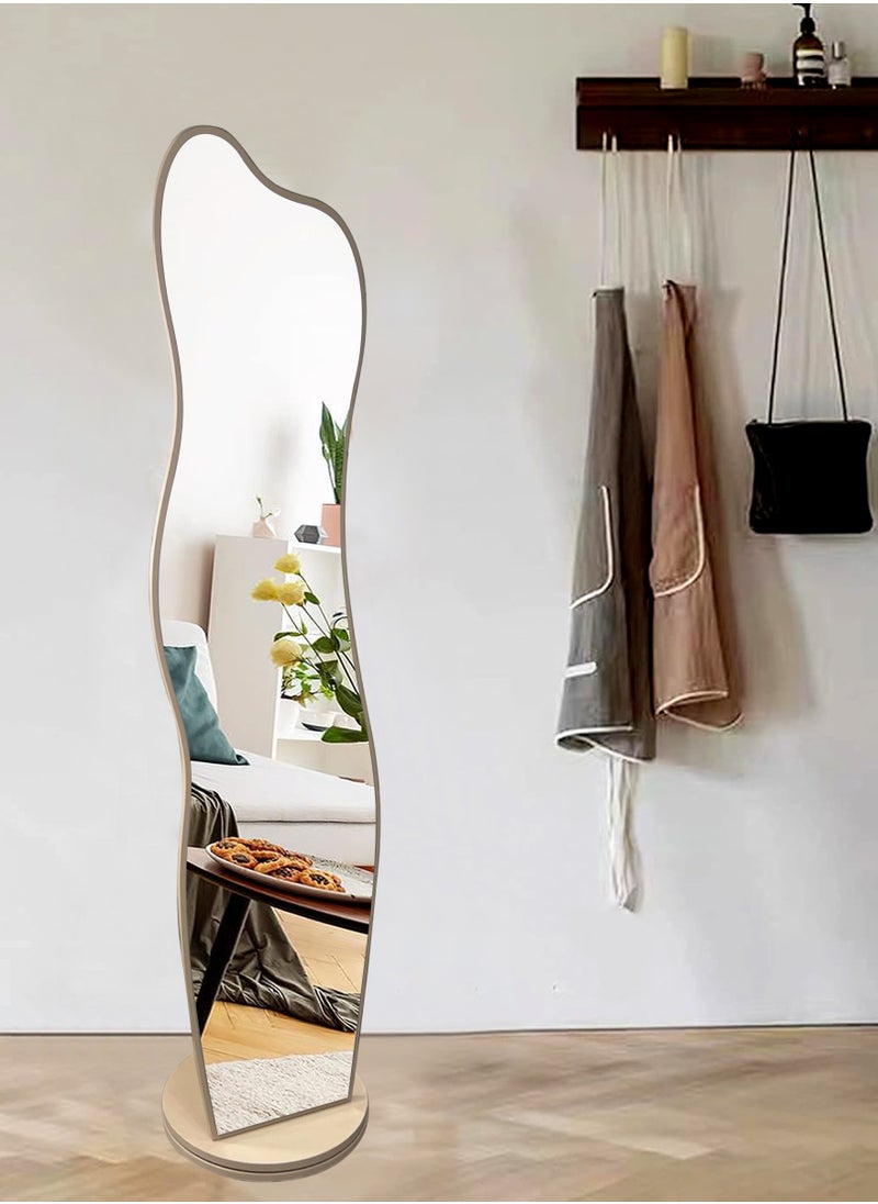 ليفينج مرايا أرضية طويلة مع علاقة ملابس 35x167 سم  - Image 3