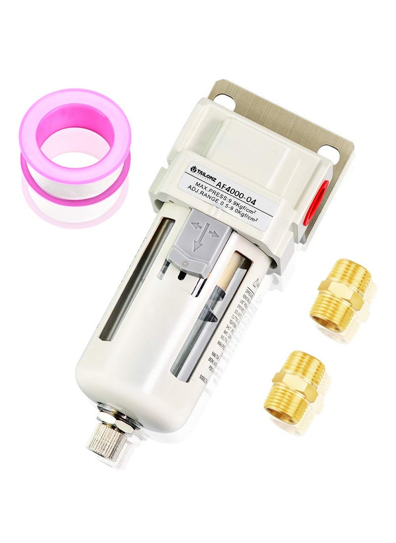 Tailonz Pneumatic 12 Inch NPT Air Filter Air Tool Compressor Filter AF400004