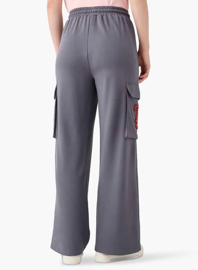 اس بي كاركترز Tom and Jerry Print Cargo Jog Pants with Drawstring Closure