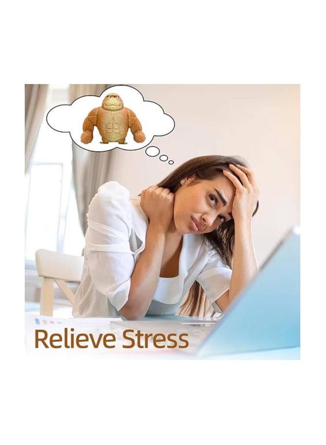 حسم لعبة قرد اسفنجي قابلة للتمدد مملوءة بالرمل من الميكاكوز، العاب ضغط اسفنجية لمكافحة القلق وتخفيف التوتر، العاب اسفنجية للبالغين والاطفال، هدية مثالية لعيد الفصح واعياد الميلاد - Image 5