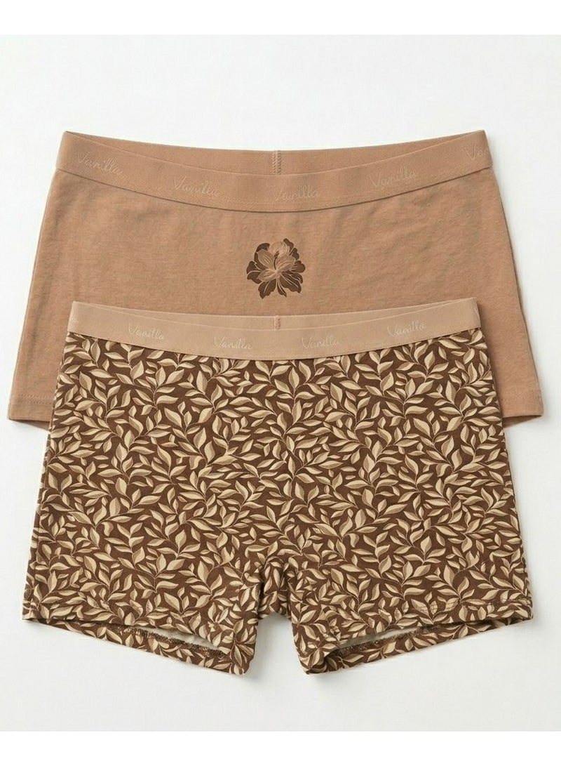 Vanilla Pack of 2 Cotton Hot Short Underwear - Image 1