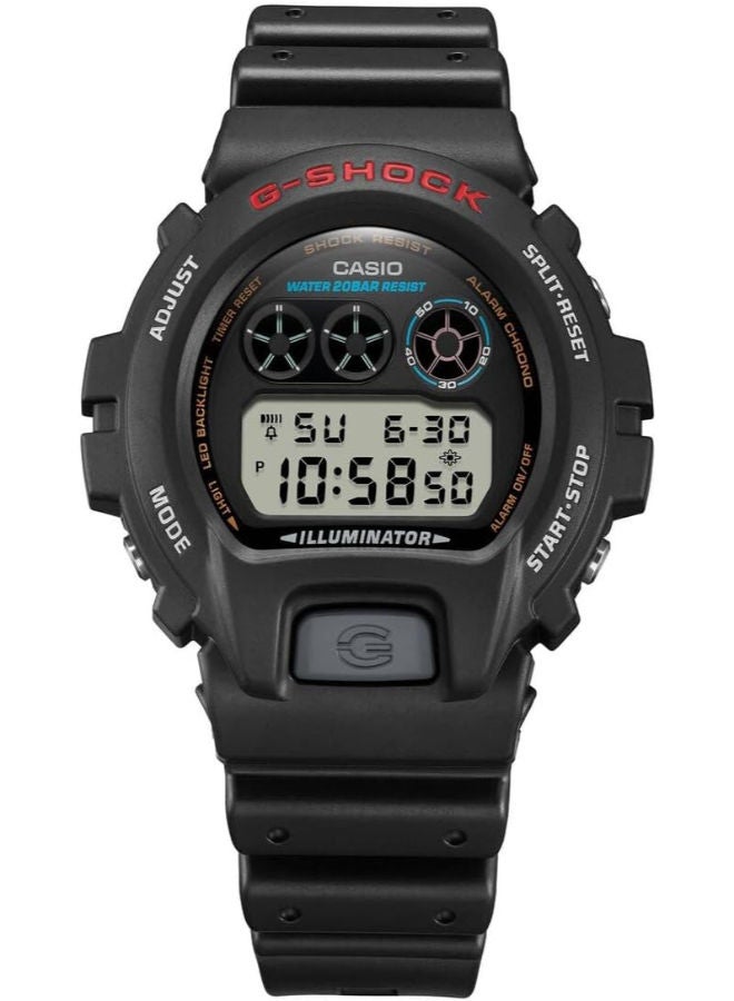 جي شوك ساعة يد دائرية رقمية  DW-6900U-1DR - Image 1