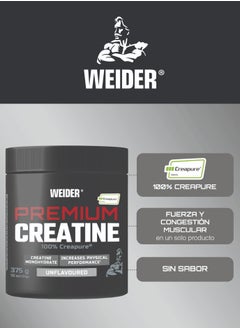 Creatine 375g Unflavour,100% Creatine Creapure Monohydrate (110 Servings) - pzsku/ZAD738F27FB23DA1C4EADZ/45/_/1722687875/4a7f02b9-d069-4c7a-b8e6-ec69c5d4fcef