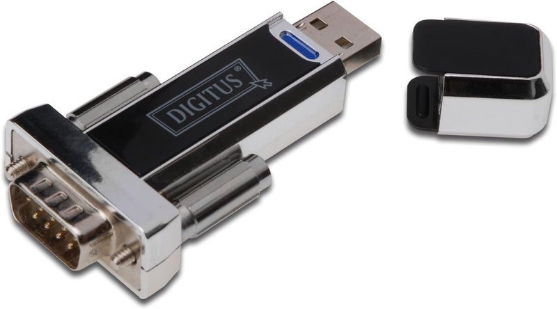 USB to Serial Adapter - RS232 Converter - USB 1.1 Type-A to DSUB 9M - PL2303RA Chipset - Extension Cable