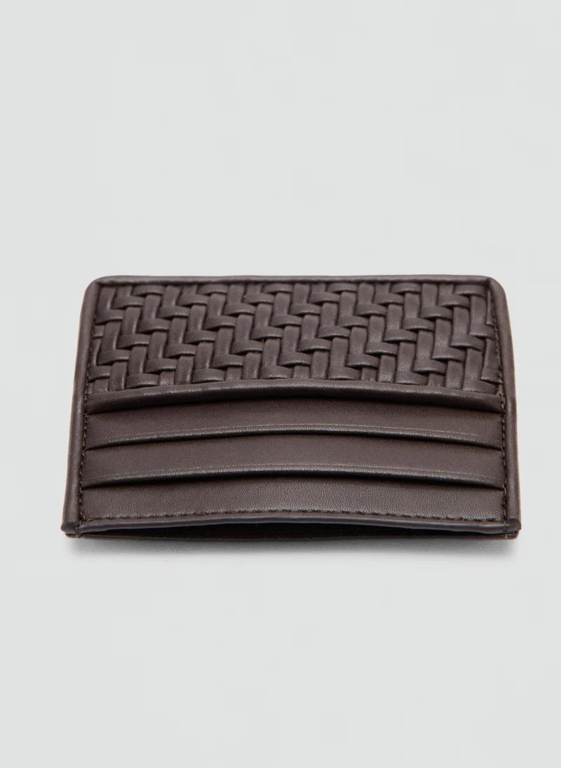 Mango Man  Braided cardholder for Men | Best Price UAE