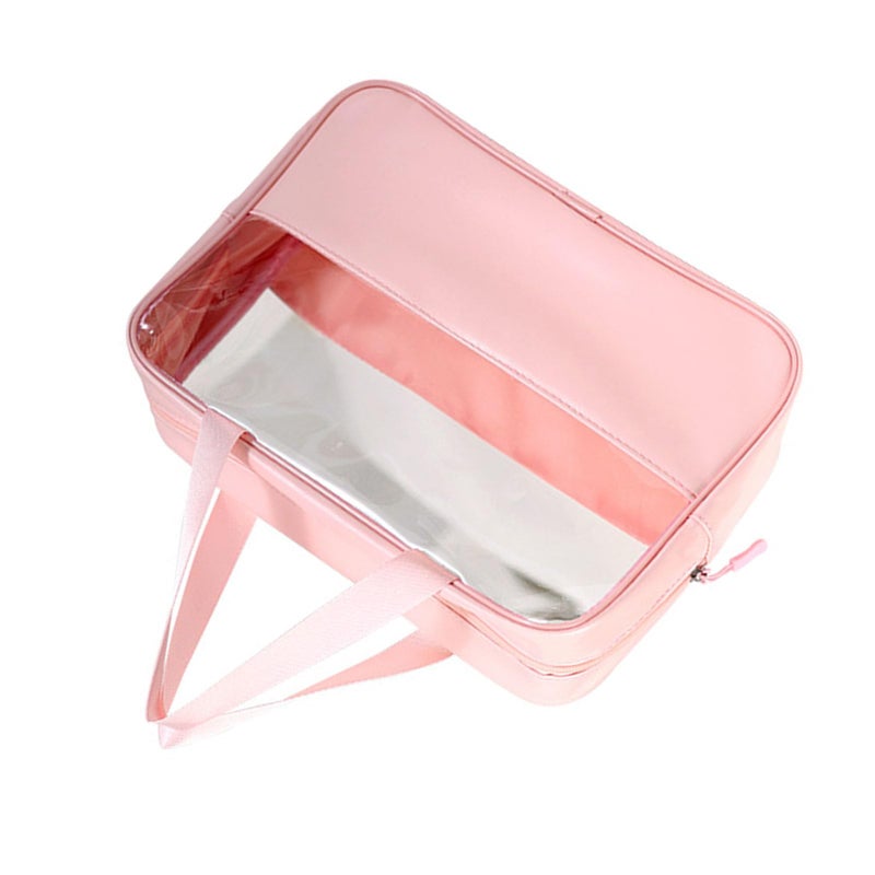 حقيبة مستحضرات التجميل السفر PVC الشفافة المضادة للماء منظف الماكياج المحمول حقيبة أدوات النظافة - Image 5