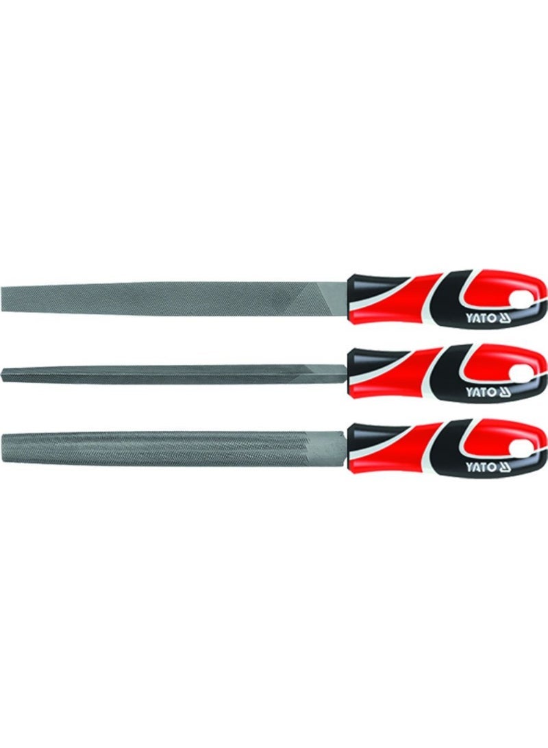 YATO 3 Pcs Steel File Set 3pcs/sets 2# 250mm YT-6237