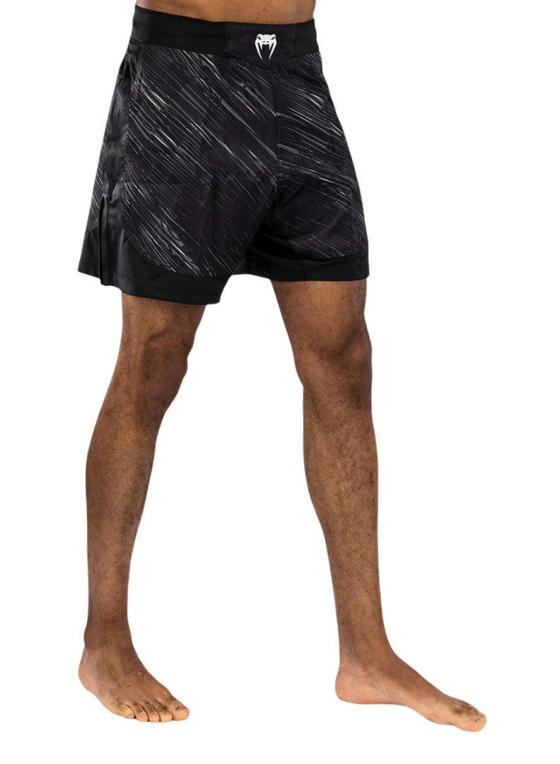 VENUM RAPID FIGHTSHORTS BLACK/STORM GREY