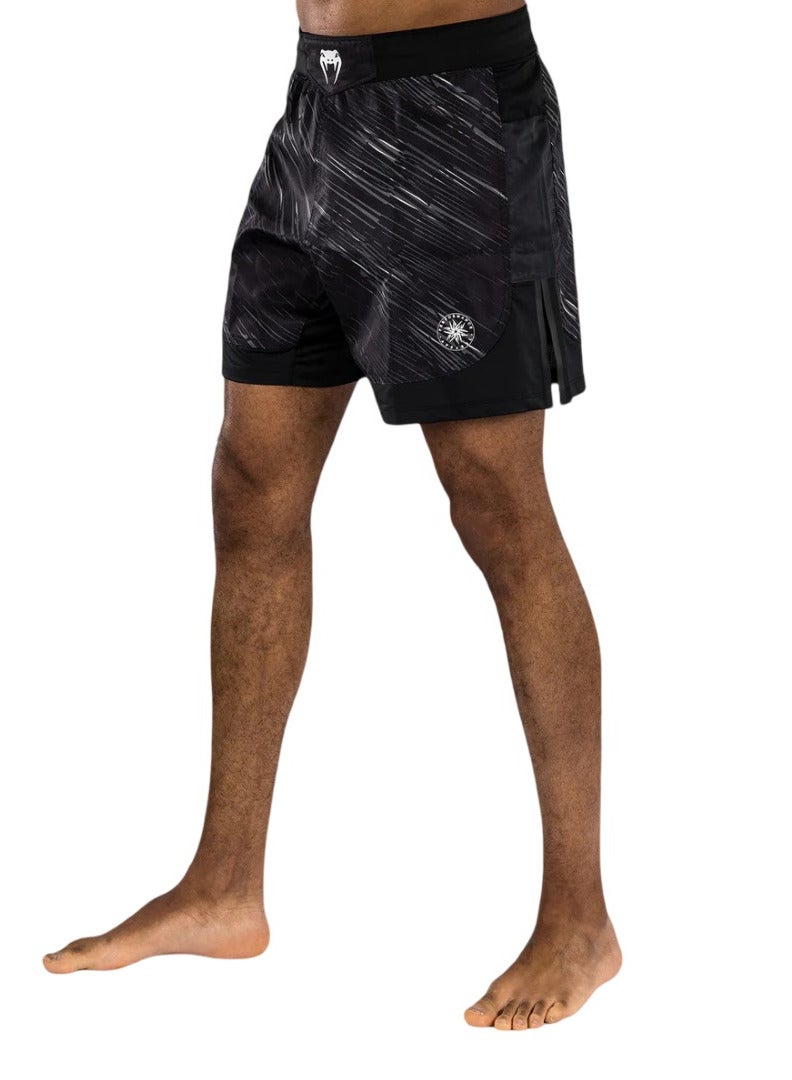 VENUM RAPID FIGHTSHORTS BLACK/STORM GREY