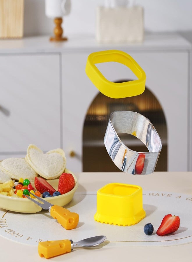 ETERSION Sandwich Cutter 4 Pieces Uncrustables Sandwich Maker Sandwich Cutters for Kids Lunch Uncrustable Sandwich Cutter ETERSION - Image 4