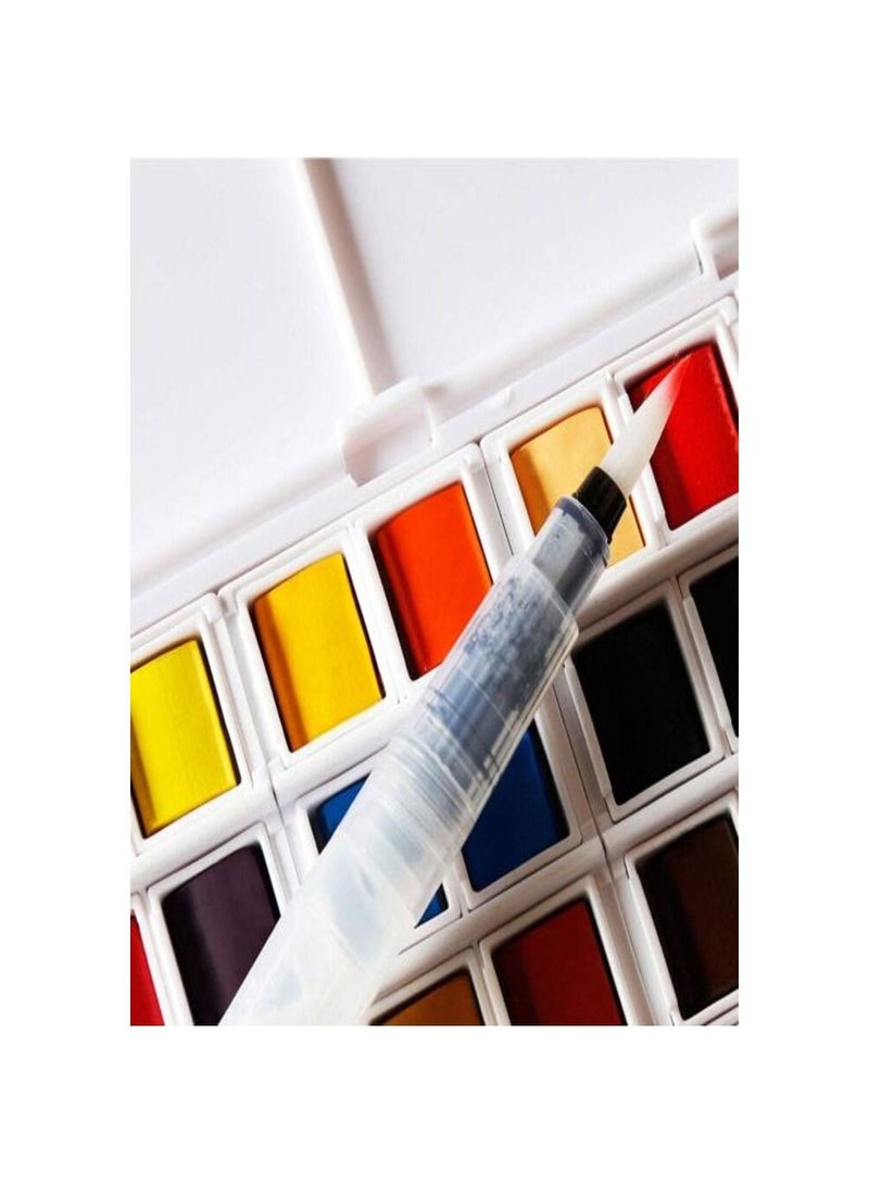 Smart-24 Watercolor Paint Set + 3 Color Gift - Acurel Colors - Image 2