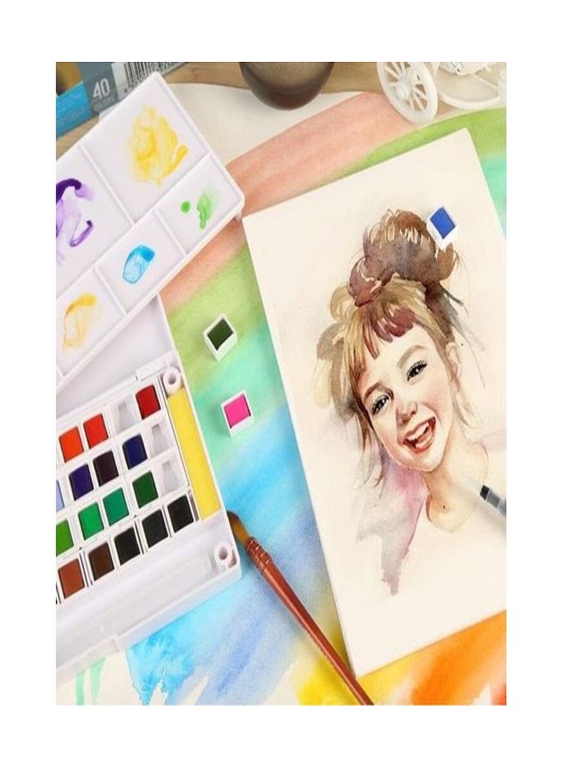 Smart-24 Watercolor Paint Set + 3 Color Gift - Acurel Colors - Image 3