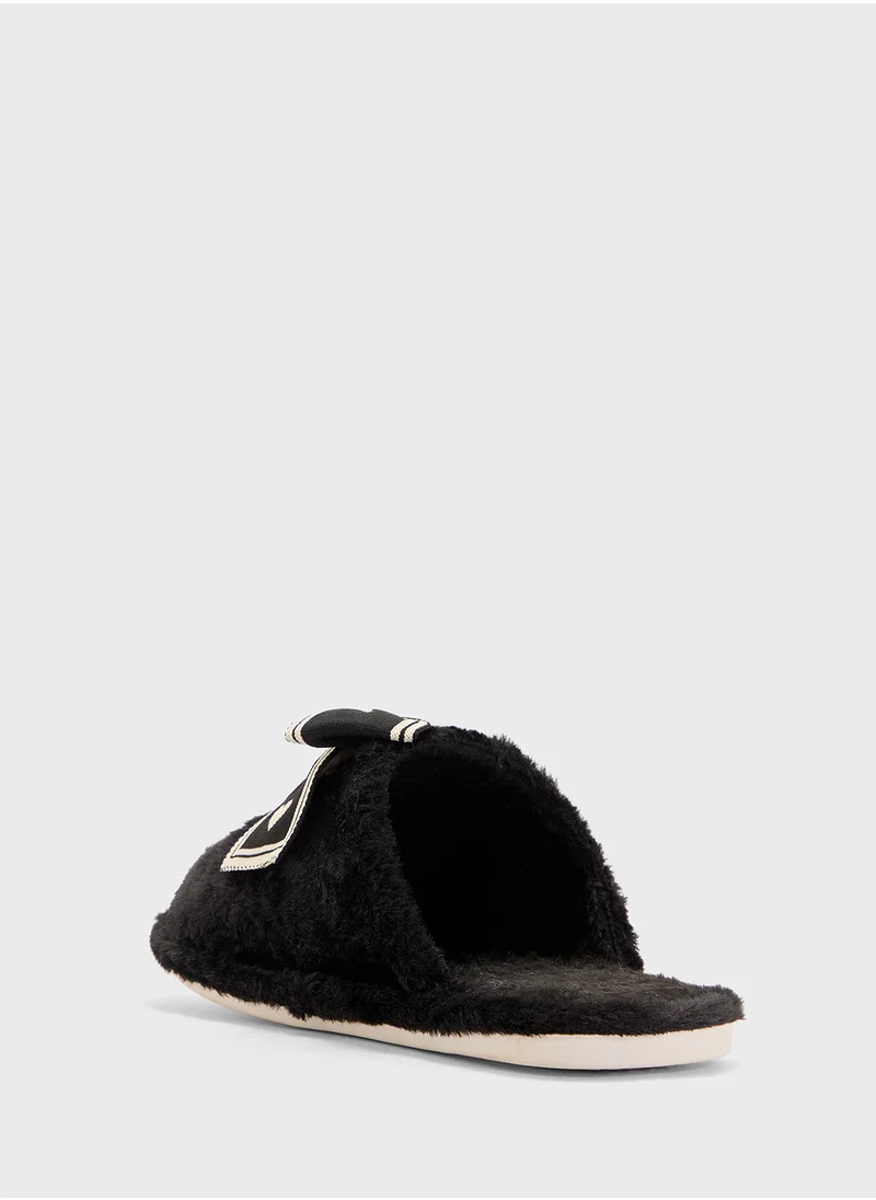 جينجر Womens Slipper With Bow