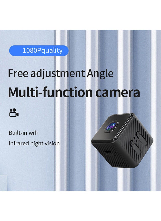Smart Security Camera 1080P Home Multifunctional Camera with Function Night Vision Support for 4-64GB Storage APP: iWFCam