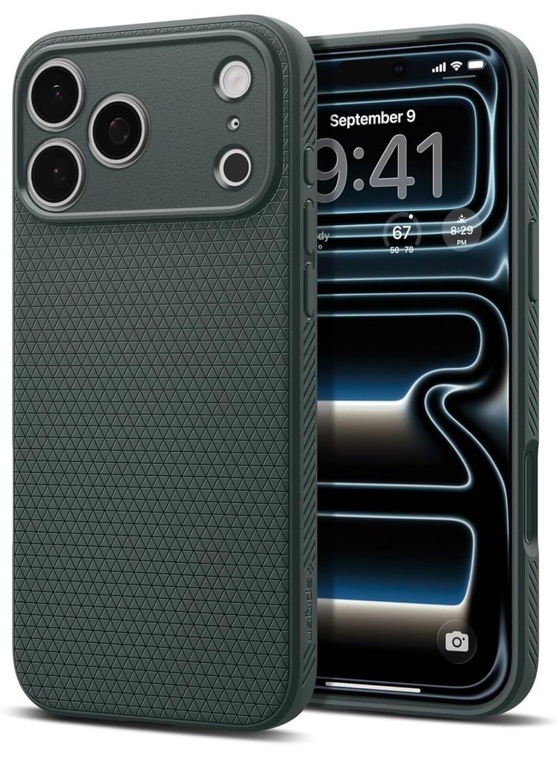 Spigen Liquid Air iPhone 17 PRO Case Cover (2025) - Abyss Green - Image 1