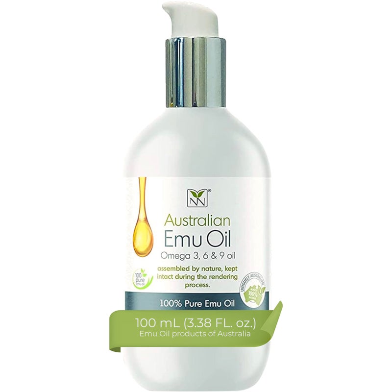 Y Not Natural Pure Emu Oil - Organic Moisture for Face, Body, Hair, Scalp & Nails - Rich in Omega 3-6-9, Vitamins & Essential Minerals - Australian Emu Oil (100ml) 3.38 fl oz -Unscented - Image 1