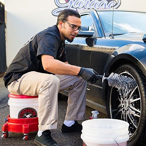 Chemical Guys ACCS37 Easy Reach Wheel and Rim Detailing Brush - Image 2