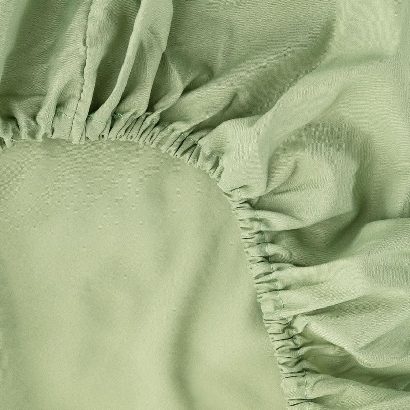 Ghooss King Size Sheet Set-Soft Microfiber Bed Sheets,14inch Deep Pocket Fitted Sheet,Wrinkle & Fade Resistant,Hypoallergenic,Breathable-4 Piece(King,Sage Green) - Image 4