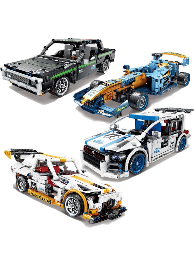 Gao Bole 1031 Mechanical Engineer Huili Racing Car Compatible With Lego Spliced Building Blocks KY1016-19-Color:Kai Zhi 1058(SLIP Super Run)  - Image 2