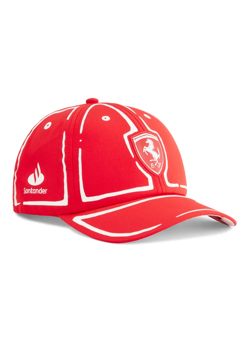 Scuderia Ferrari Scuderia Ferrari Carlos Sainz Las Vegas Cap By Artist Joshua Vides