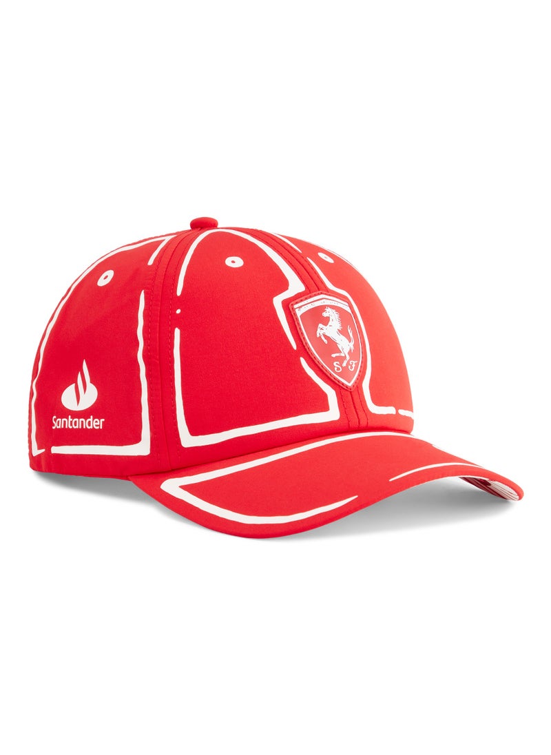 Scuderia Ferrari Scuderia Ferrari Carlos Sainz Las Vegas Cap By Artist Joshua Vides  - Image 1