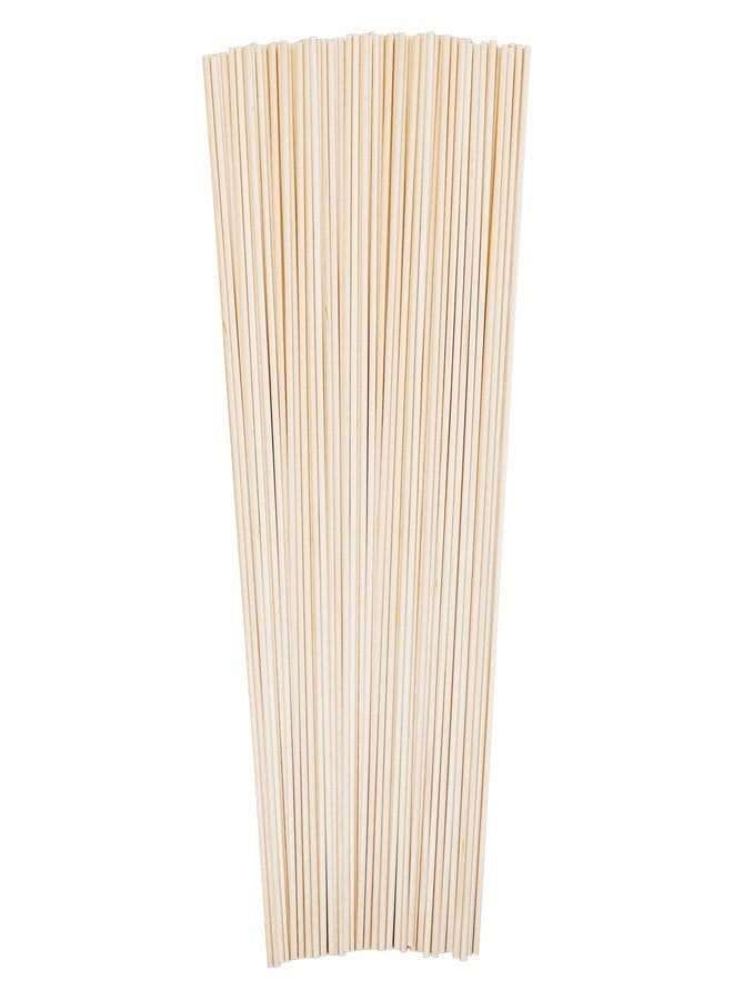 KTOJOY 70PCS Wooden Dowel Rods - 1/8x12 Inch Precut Hardwood Dowels for Crafting & Tiered Cakes - Image 1