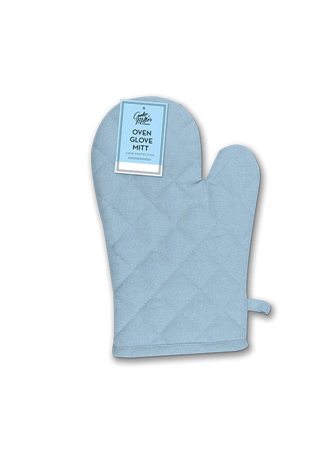 Cooke & Miller Pastel Oven Glove Mitt: Heat Resistant, Soft Grip, Non-Slip, Cotton Lining, Machine Washable, Stylish, Comfortable, Durable.  - Image 3