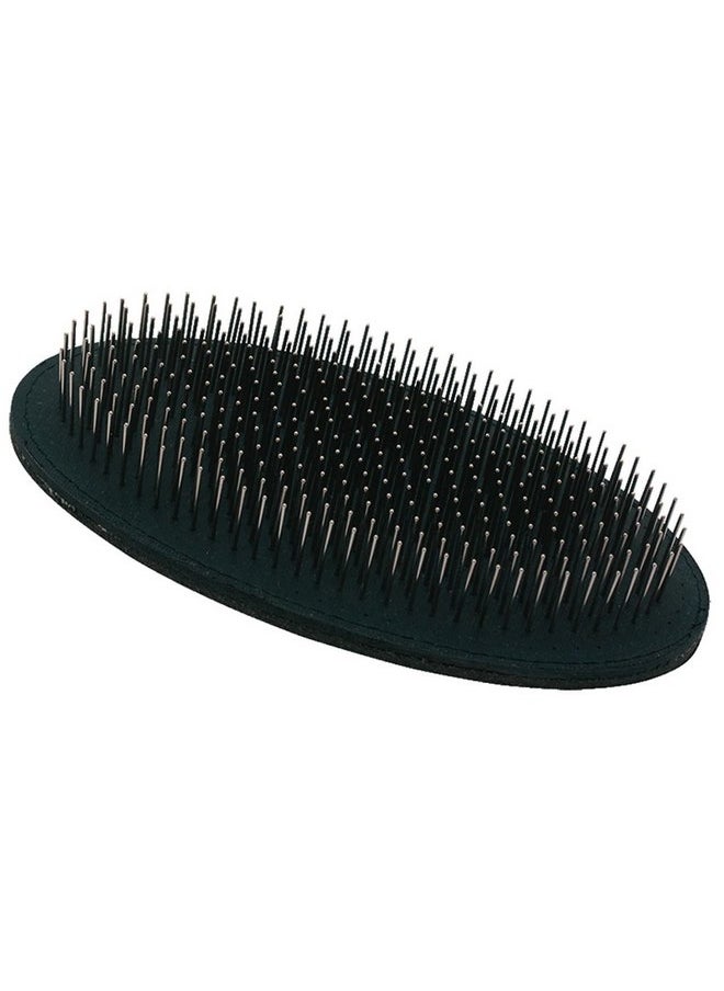 Chris Christensen - Chris Christensen Terrier Palm Pad, Small Dog and Cat Brush, Small Leather Dog Brush, High Grade Steel Pin Head, Polished Metal Tips Dog Brush,16mm pin length - Image 1