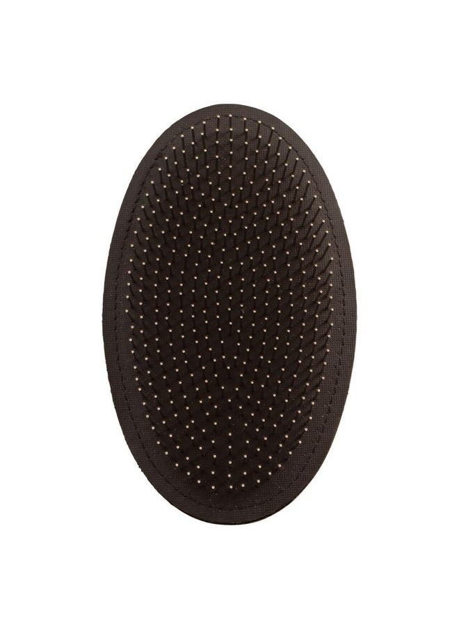 Chris Christensen - Chris Christensen Terrier Palm Pad, Small Dog and Cat Brush, Small Leather Dog Brush, High Grade Steel Pin Head, Polished Metal Tips Dog Brush,16mm pin length - Image 1