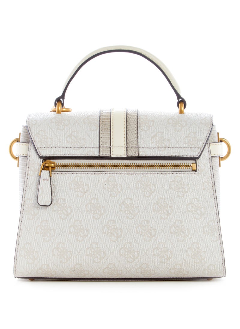 GUESS - Guess - Ginevra Logo Top Handle Flap Cross-body Bags - Image 1