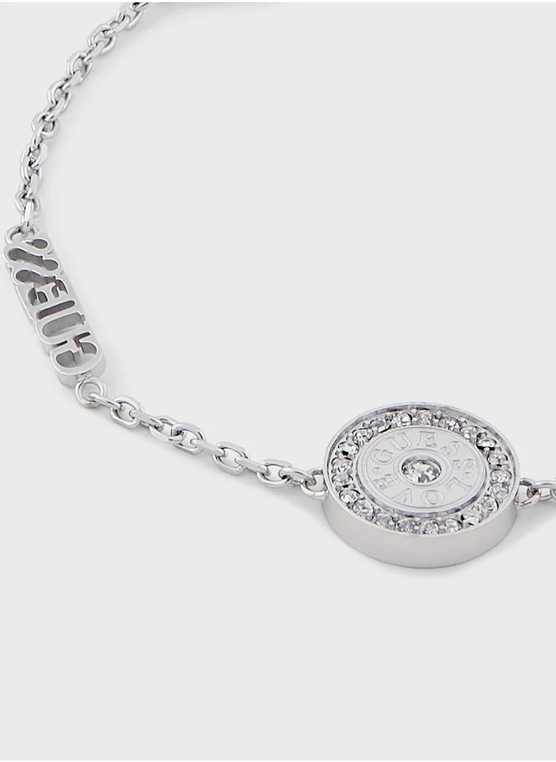 GUESS Round Detailed Chain Bracelet