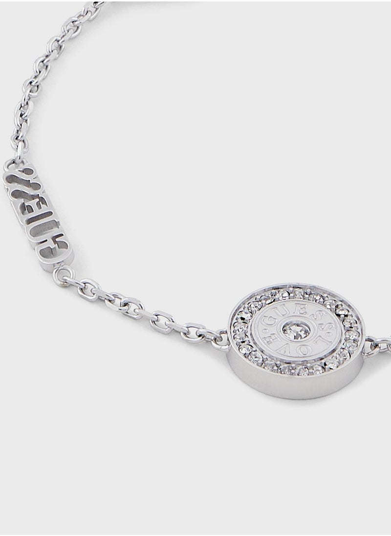 GUESS Round Detailed Chain Bracelet  - Image 2