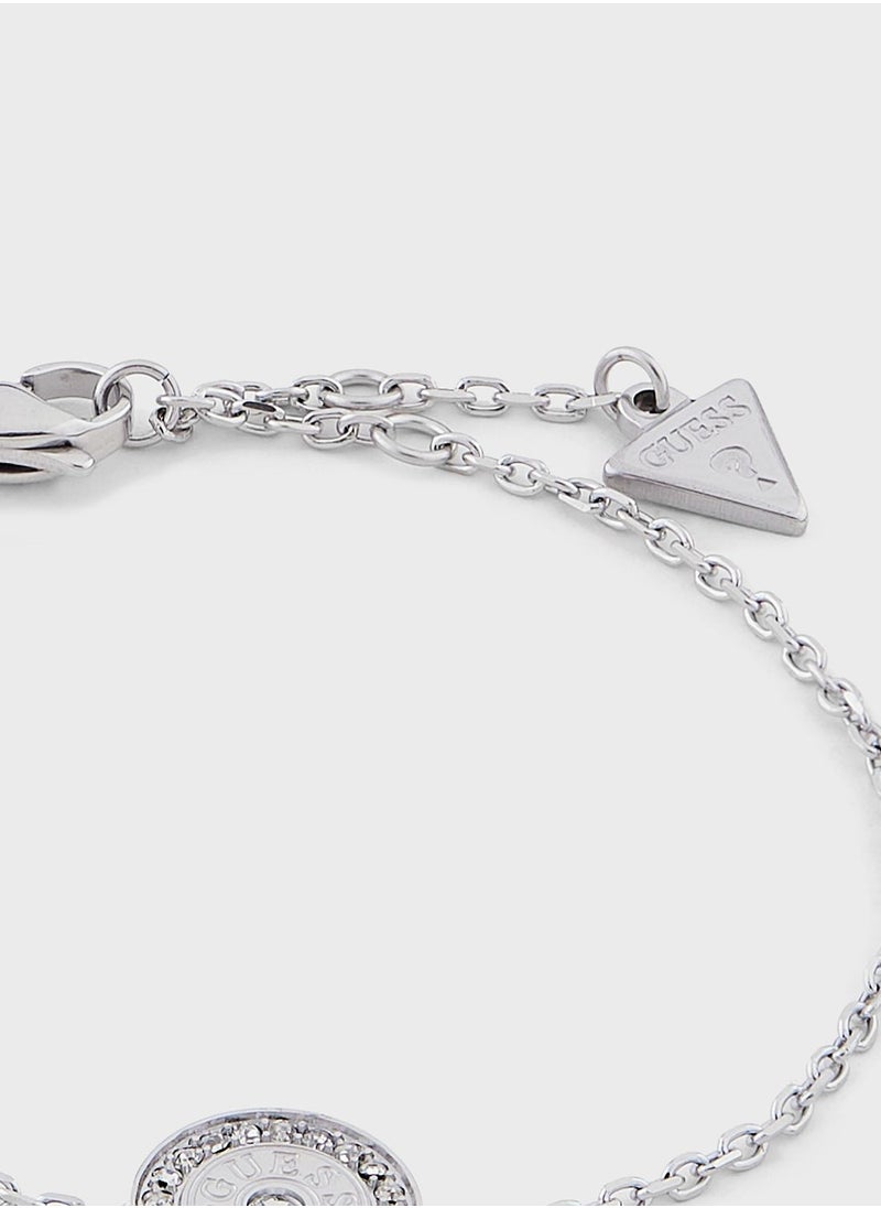 GUESS Round Detailed Chain Bracelet  - Image 3