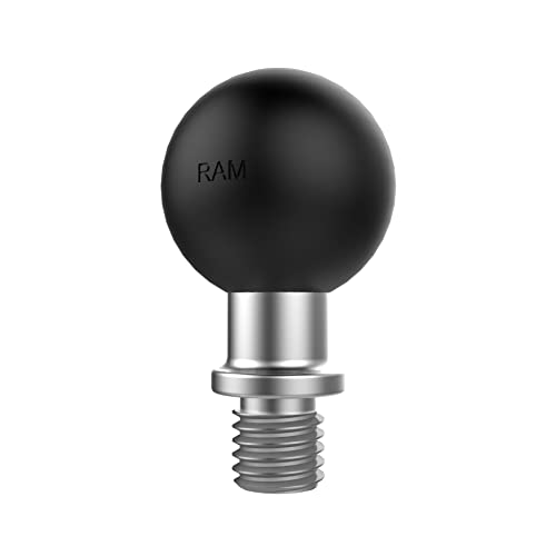 RAM Mounts Ball Adapter with M10 X 1.25" Threaded Post with B Size 1" Ball RAM-B-349U - Image 1