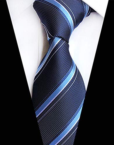 Adulove Men's Necktie Classic Silk Tie Woven Jacquard Neck Ties 6 PCS - Image 3