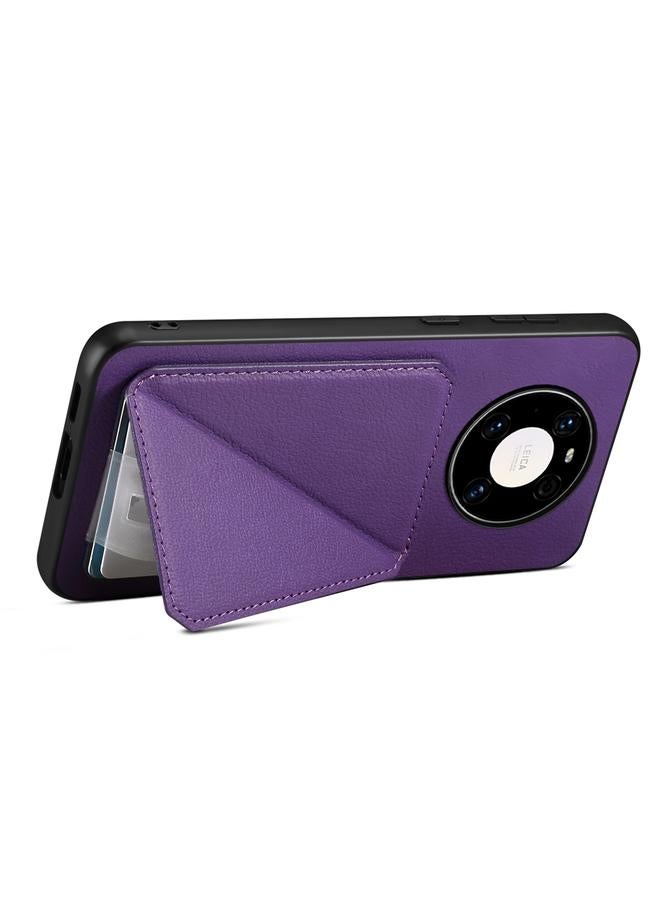 جرين تايجر جراب لهاتف Huawei Mate 40 Pro D04 جراب هاتف بملمس جلد العجل مع حامل مزدوج للبطاقات - Image 4