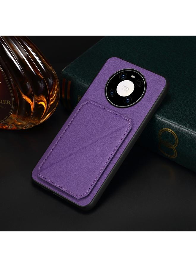 جرين تايجر جراب لهاتف Huawei Mate 40 Pro D04 جراب هاتف بملمس جلد العجل مع حامل مزدوج للبطاقات - Image 2