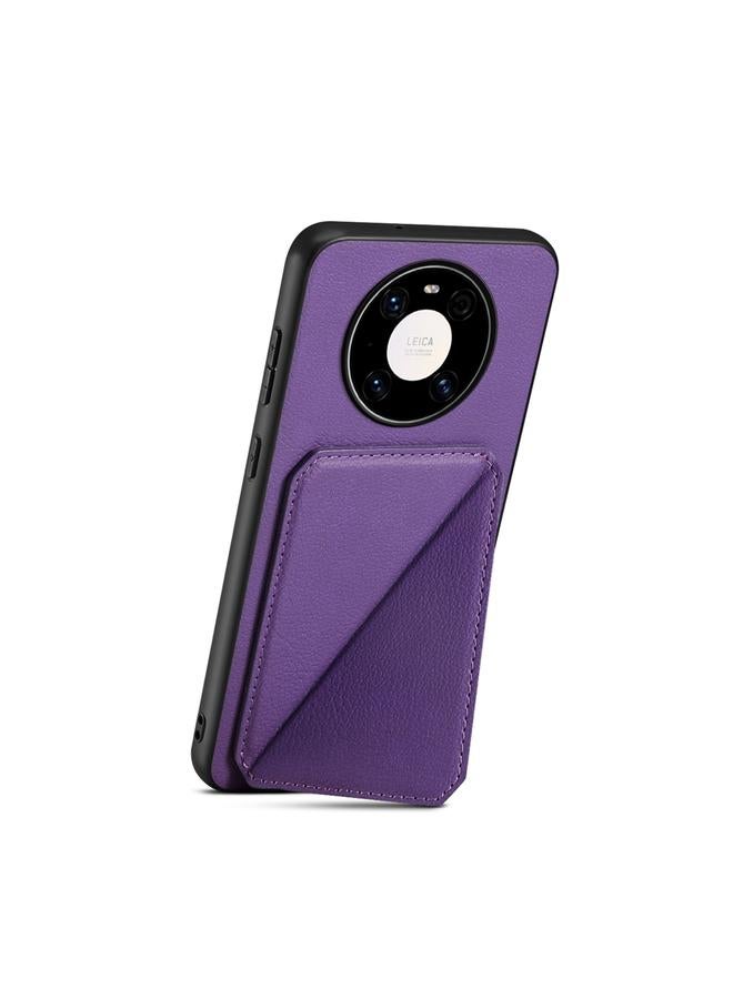 جرين تايجر جراب لهاتف Huawei Mate 40 Pro D04 جراب هاتف بملمس جلد العجل مع حامل مزدوج للبطاقات - Image 3