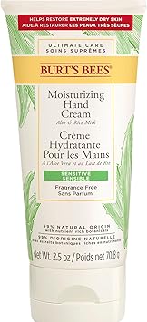 Burt's Bees Burts Bees Moisturising Hand Cream For Very Dry Hands and Sensitive Skin With Aloe Rice Milk 708 g - Image 1