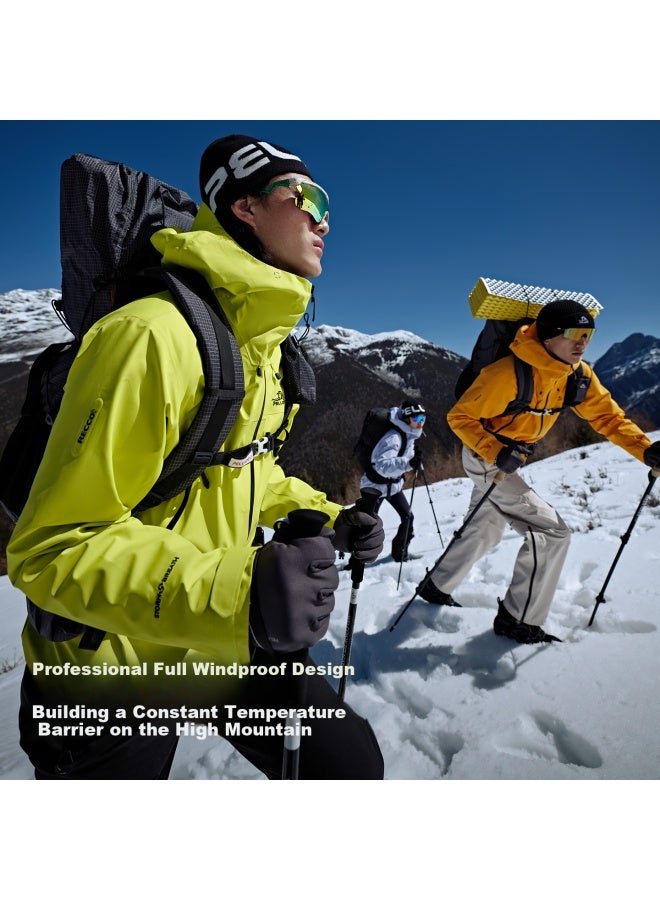 Pelliot Outdoor Hardshell Jacket Men Women Summer Mountaineering Windproof Jacket Coat 105301056 Gray 2X - Image 2